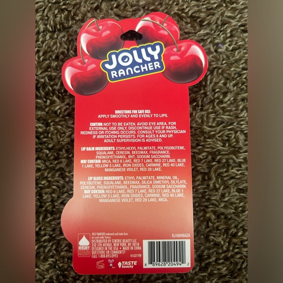 New Taste Beauty trendy Jolly Ranchers candy lipgloss and lipbalm set flavored - Picture 3 of 3